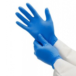 Синие нитриловые перчатки Kleenguard* G10 Arctic Blue 24см, XL, Kimberly-Clark